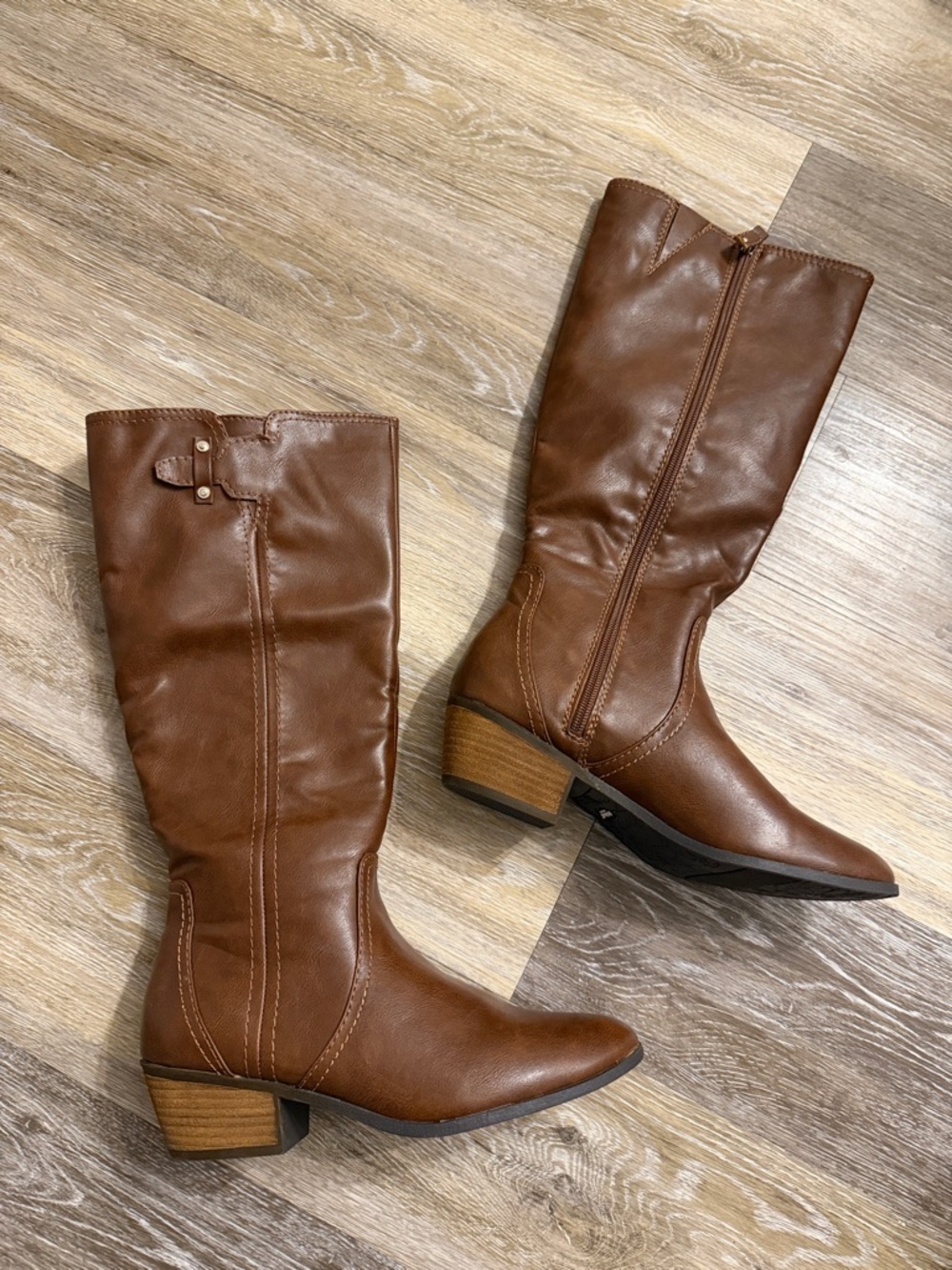 Dr Scholl’s Women's Brilliance Tall riding Boots brown size 9 - Picture 10 of 16